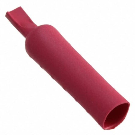 Raychem Heat Shrink Tube, Single Wall, Thin Wall, 2.5:1 I.D. Shrink Ratio, Red, 1 in TC-CAPS-4003-2CS5482